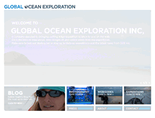 Tablet Screenshot of globaloceanexploration.com