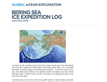 Tablet Screenshot of beringsea.globaloceanexploration.com